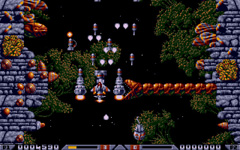 une photo d'Ã©cran de Xenon 2 - Megablast sur Atari ST